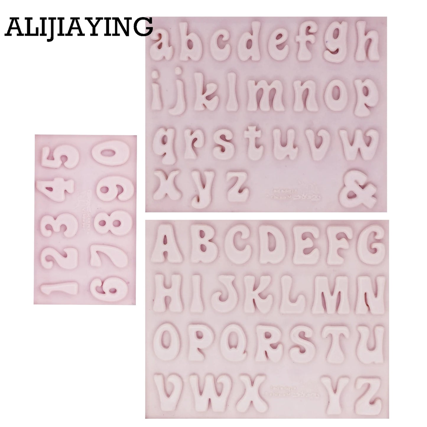 M1161 Alphabet Capital/Letter/Number Silicone Mold Fondant Mold Cake Decorating Tools Chocolate Gumpaste Mold