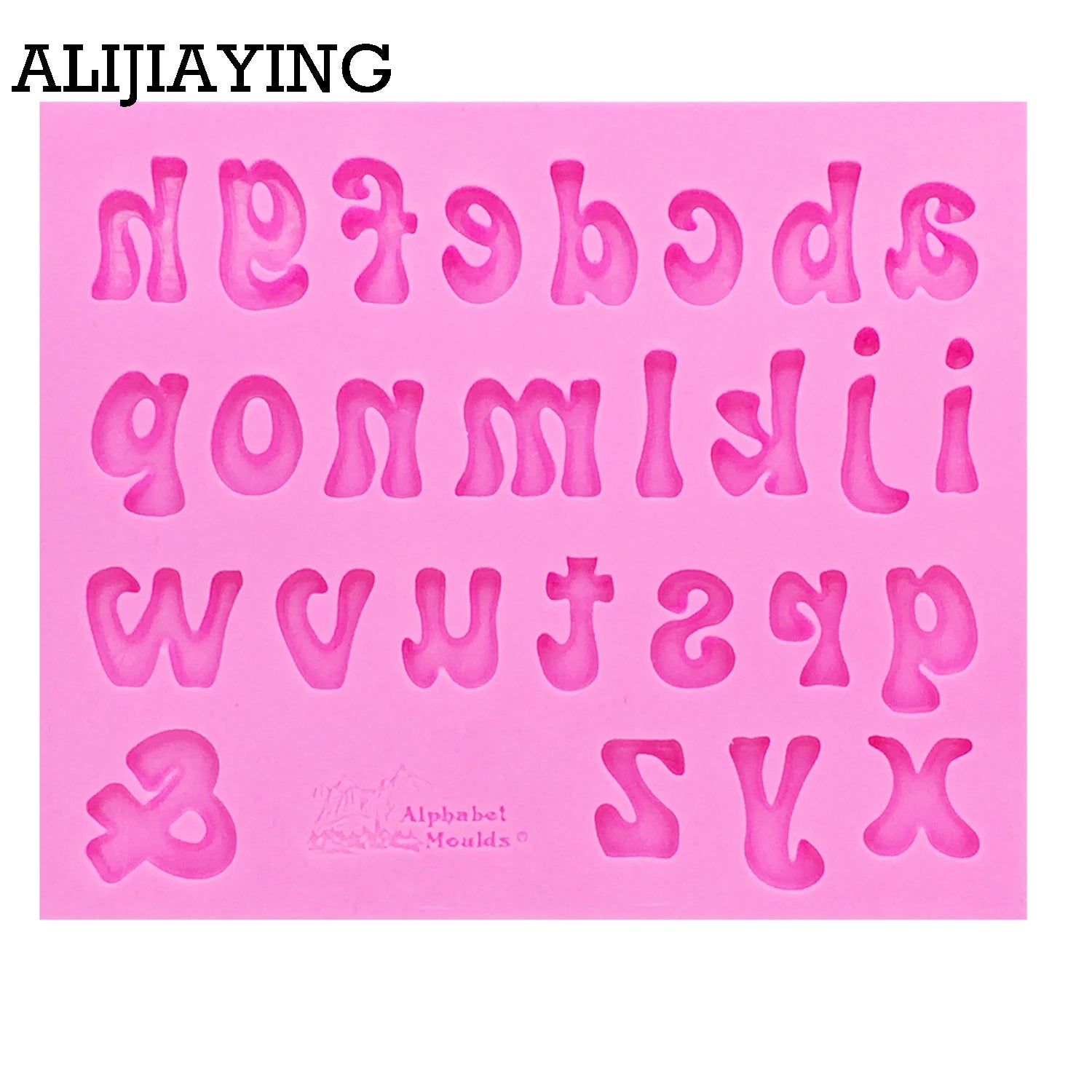 M1161 Alphabet Capital/Letter/Number Silicone Mold Fondant Mold Cake Decorating Tools Chocolate Gumpaste Mold
