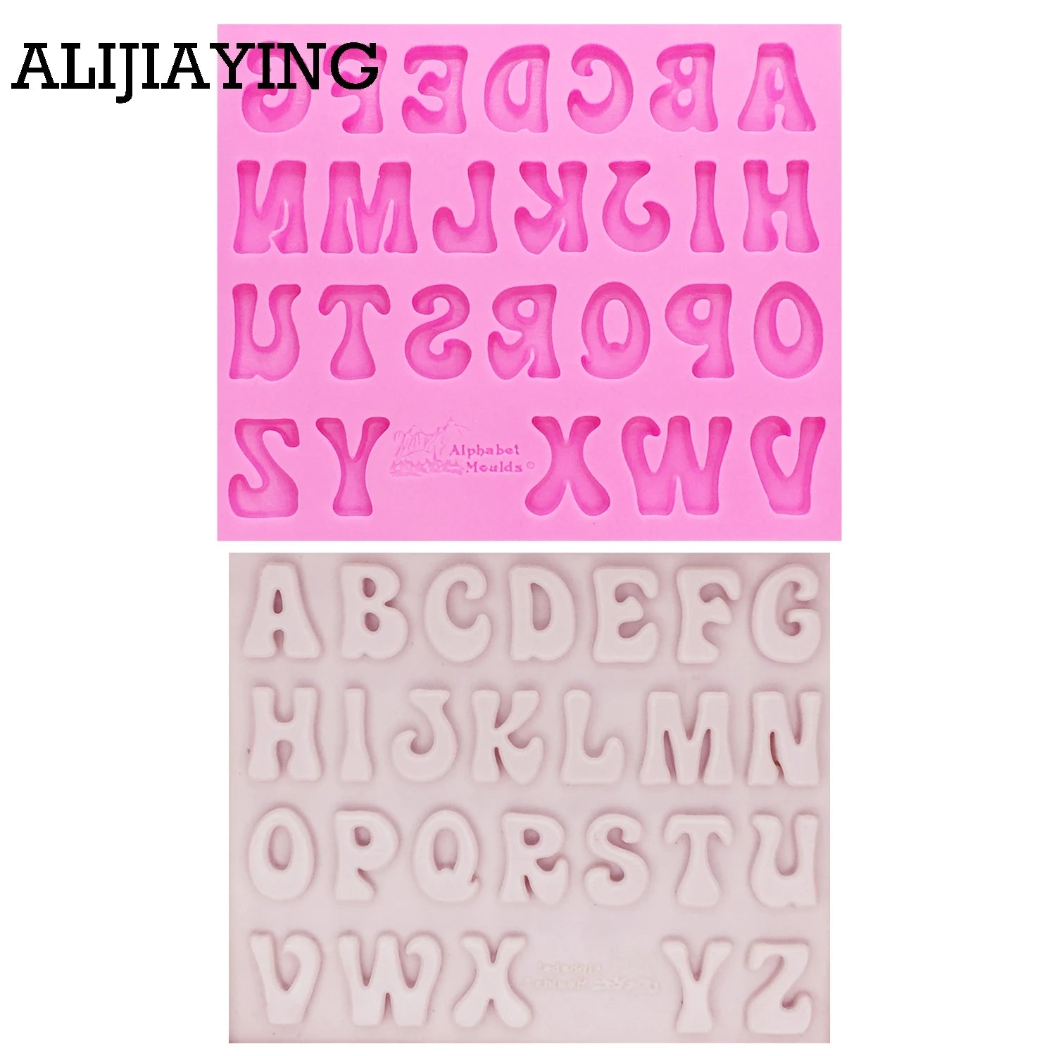 M1161 Alphabet Capital/Letter/Number Silicone Mold Fondant Mold Cake Decorating Tools Chocolate Gumpaste Mold